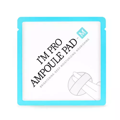Увлажняющая спонж-салфетка Wish Formula I’m Pro Ampoule Pad - M (blue)